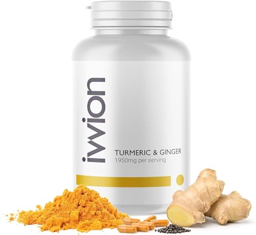 Organic Turmeric Curcumin 1950mg with Black Pepper