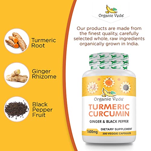 Organic Turmeric Ginger Capsules for Joint Support