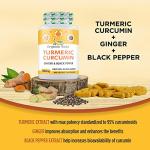 Organic Turmeric Ginger Capsules for Joint Support