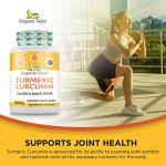 Organic Turmeric Ginger Capsules for Joint Support