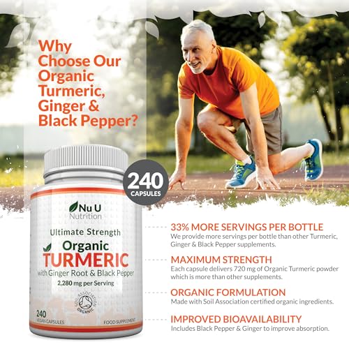 Organic Turmeric Ginger with Black Pepper Capsules