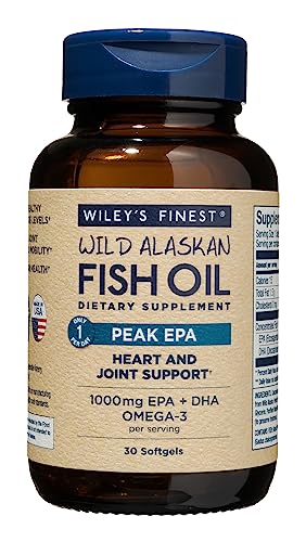 Wiley's Finest Wild Alaskan Fish Oil Softgels