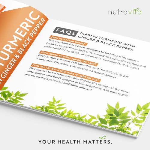 Organic Turmeric with Ginger and Black Pepper Capsules