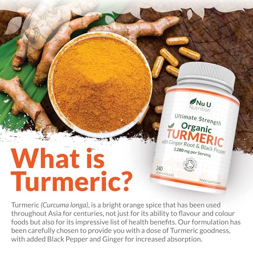 Organic Turmeric Ginger with Black Pepper Capsules