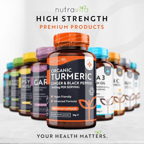 Organic Turmeric with Ginger and Black Pepper Capsules