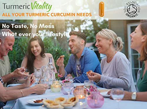 Organic Turmeric Curcumin Capsules with Ginger & Pepper