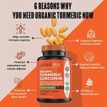 Organic Turmeric with Black Pepper - 120 Tablets