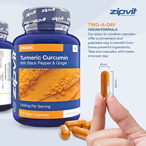Organic Turmeric Curcumin with Black Pepper & Ginger