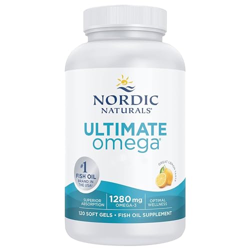 Nordic Naturals Ultimate Omega-3 Lemon Flavor 120 Softgels
