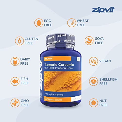 Organic Turmeric Curcumin with Black Pepper & Ginger