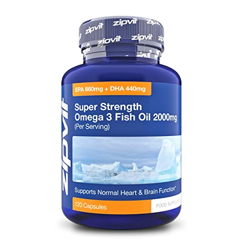 Omega 3 Fish Oil 2000mg for Heart and Brain