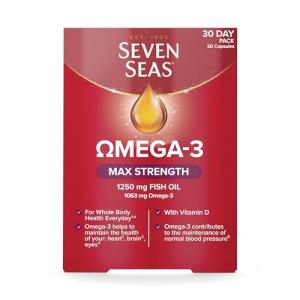Max Strength Omega-3 Fish Oil + Vitamin D