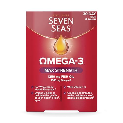 Max Strength Omega-3 Fish Oil + Vitamin D