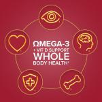 Max Strength Omega-3 Fish Oil + Vitamin D
