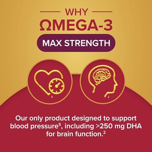 Max Strength Omega-3 Fish Oil + Vitamin D