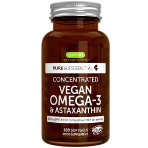 Vegan Omega 3 Algenöl Kapseln mit Astaxanthin