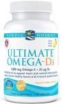Nordic Naturals Ultimate Omega D3 Lemon Flavor 60 Count