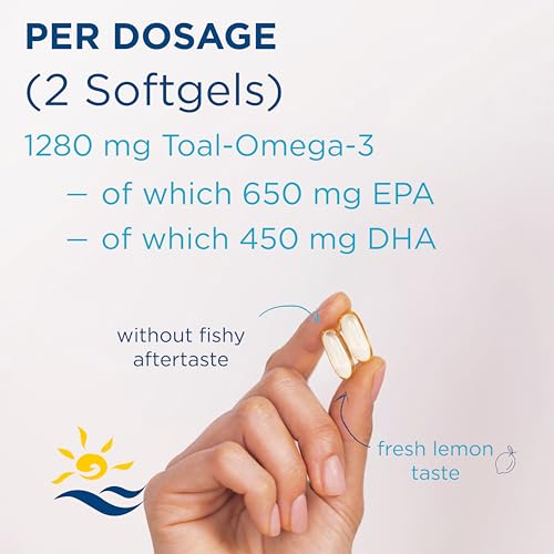Ultimate Omega-3 Fish Oil, Lemon Flavor, 180 Softgels