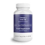 Hey Nutrition Omega-3 Fish Oil 2000mg with Vitamin E