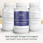 Hey Nutrition Omega-3 Fish Oil 2000mg with Vitamin E