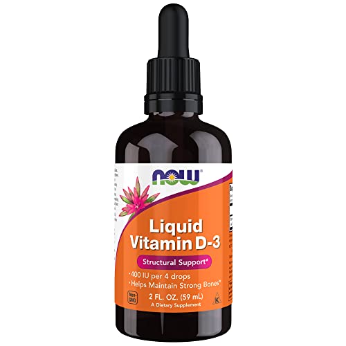 NOW Foods Liquid Vitamin D-3, 2 fl. oz