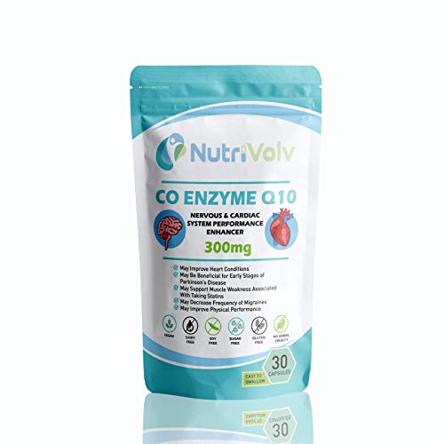 Coenzyme Q10 300mg for Heart and Brain Health