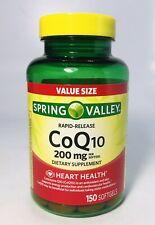 Spring Valley CoQ10 Softgels, 200 mg, 150 Count