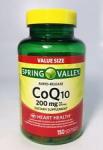 Spring Valley CoQ10 Softgels 200mg, 150 Count