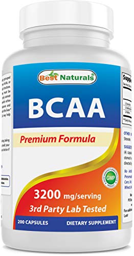 BCAA Amino Acids, 3200mg, 200 Capsules