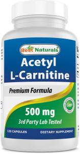 Acetyl L-Carnitine 500 mg - 120 Capsules
