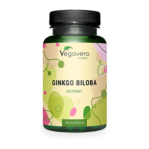 Ginkgo Biloba Capsules | 6000 mg Extract | 180 Vegan