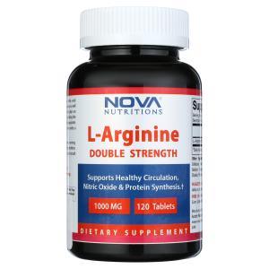 Nova Nutrition L-Arginine 1000 mg, 120 Tablets