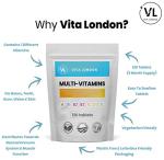 Daily Multivitamin Supplement | 120 Vegetarian Tablets