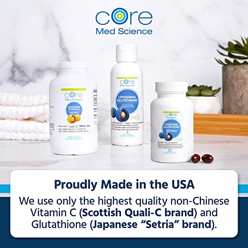 Core Med Science Liposomal Glutathione 500mg Softgels