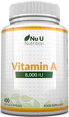 High Strength Vitamin A 8000 IU Softgels