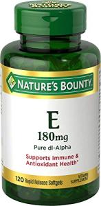 Nature's Bounty Vitamin E 180mg 120 Softgels