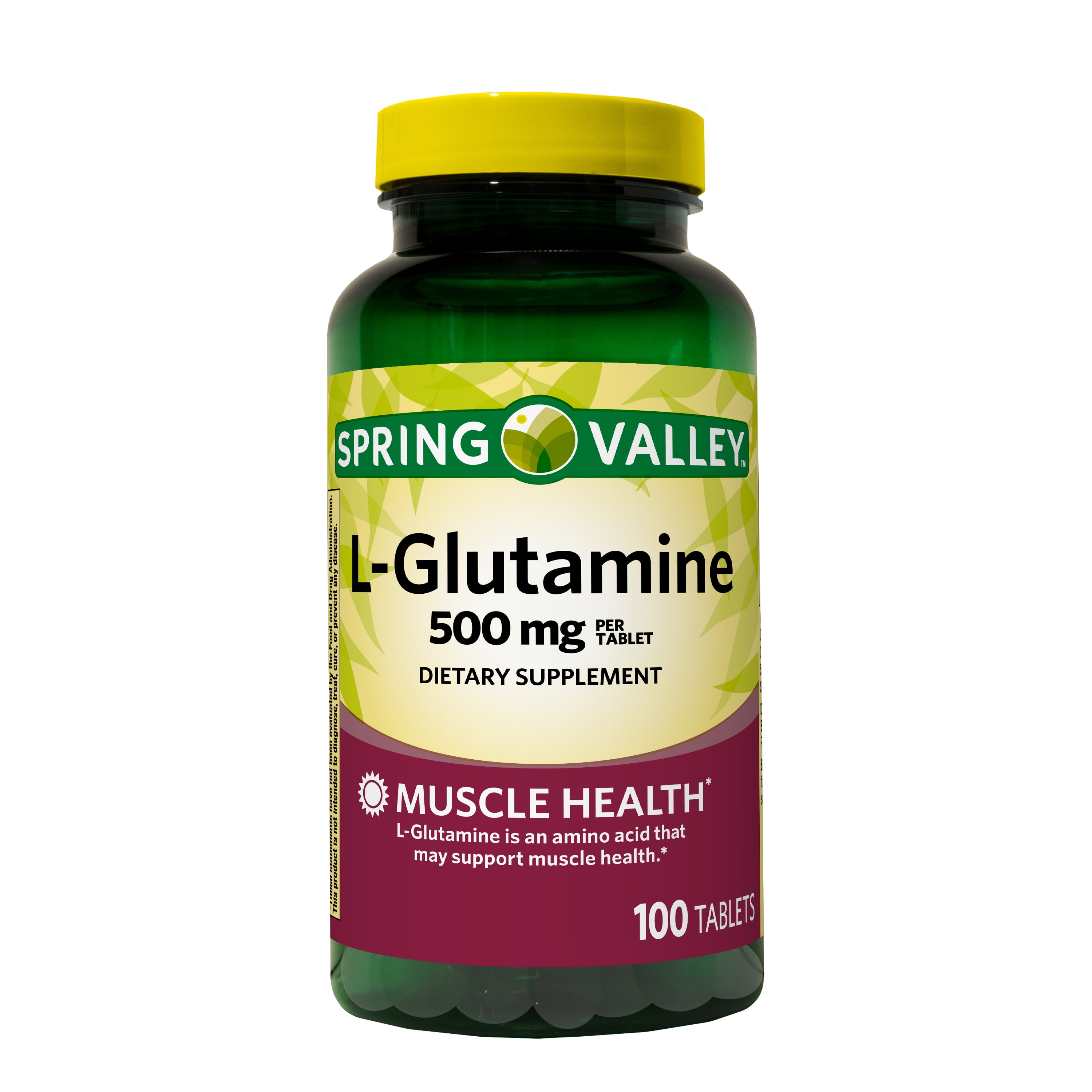 Spring Valley L-Glutamine Tablets 500 mg, 100 Count