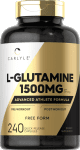 L-Glutamine 1500mg Capsules - 240 Count