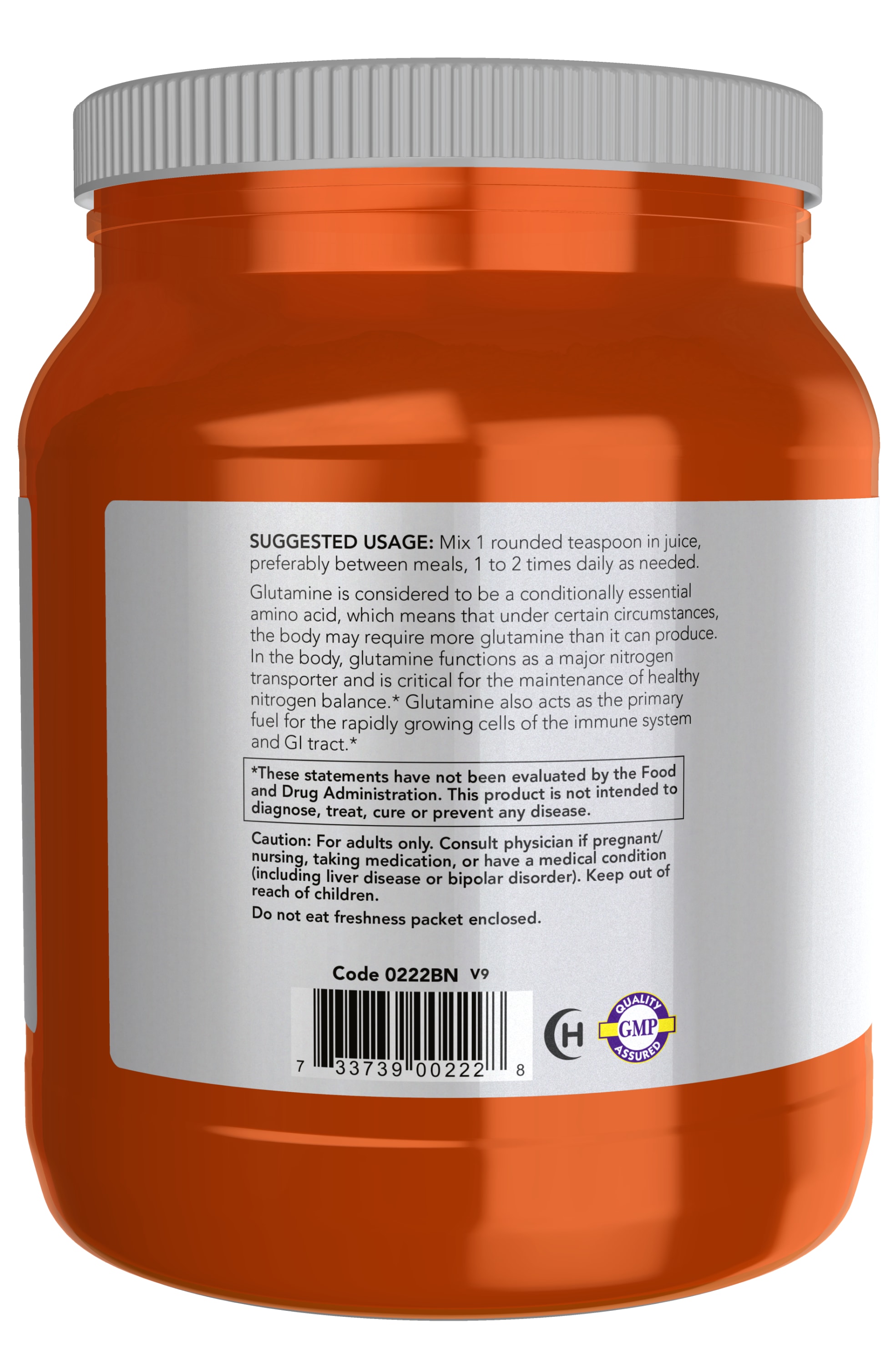 NOW Sports L-Glutamine Pure Powder 35.3 oz