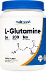 Nutricost L-Glutamine Powder 1 KG – 200 Servings