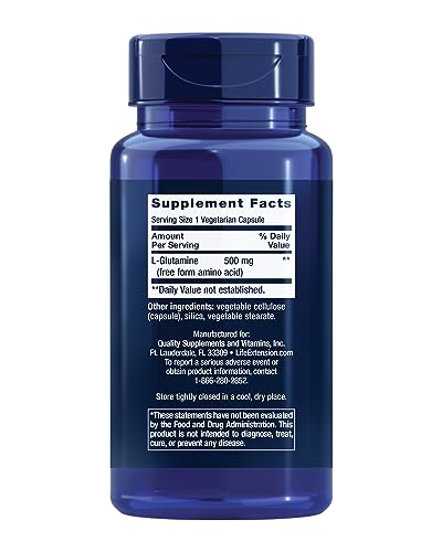 Life Extension L-Glutamine 100 Capsules
