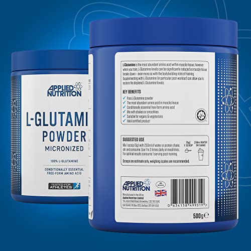 Applied Nutrition L-Glutamine Powder, Unflavored 500g