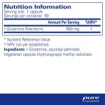 L-Glutamine 850mg Capsules - 90 Count