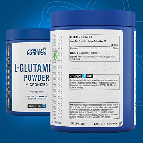Applied Nutrition L-Glutamine Powder, Unflavored 500g