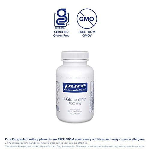 L-Glutamine 850mg Capsules - 90 Count
