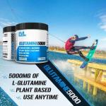 Evlution Nutrition Pure L-Glutamine Powder, 5000mg