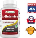 L-Glutamine 1000 mg, 180 Tablets - 2 Pack
