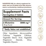 Solgar L-Glutamine 1000 mg 60 Tablets