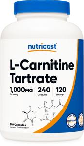 Nutricost L-Carnitine Tartrate 1000mg 240 Caps
