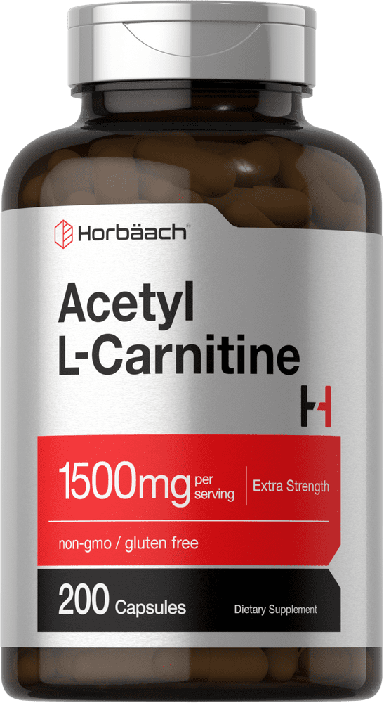 Horbäach Acetyl L-Carnitine 1500mg - 200 Capsules